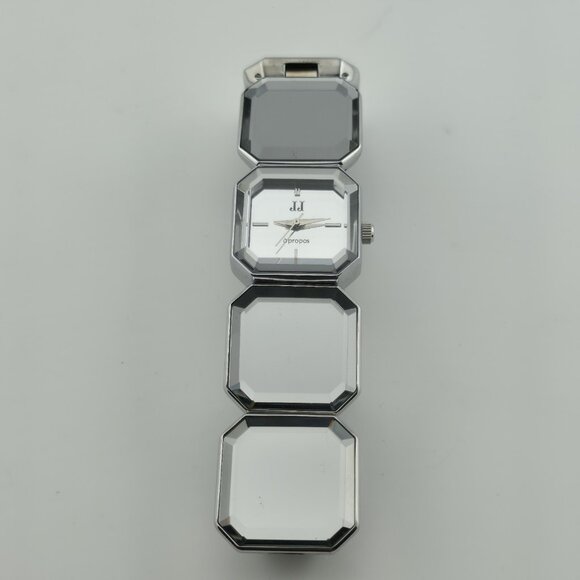 Jules Jurgensen Apropos A060BL Women’s Watch Silver Tone Mirror Working - Picture 8 of 10